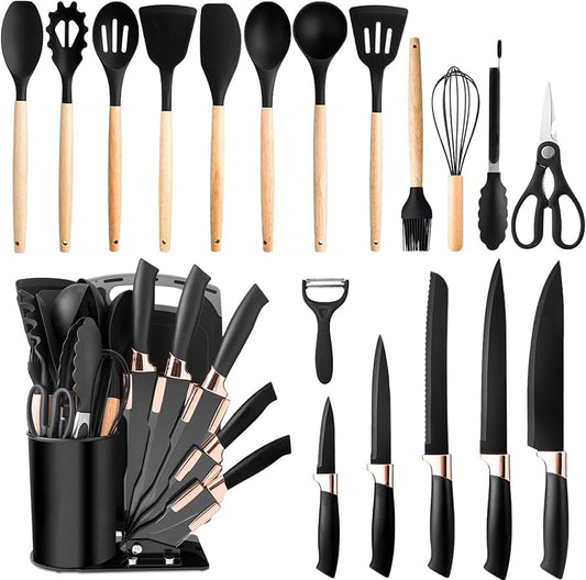 SET DE UTENSILIOS EN SILICONA COMBO COMPLETO