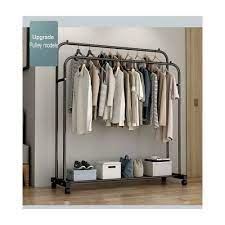 ORGANIZADOR DE ROPA DOBLE CON RUEDA